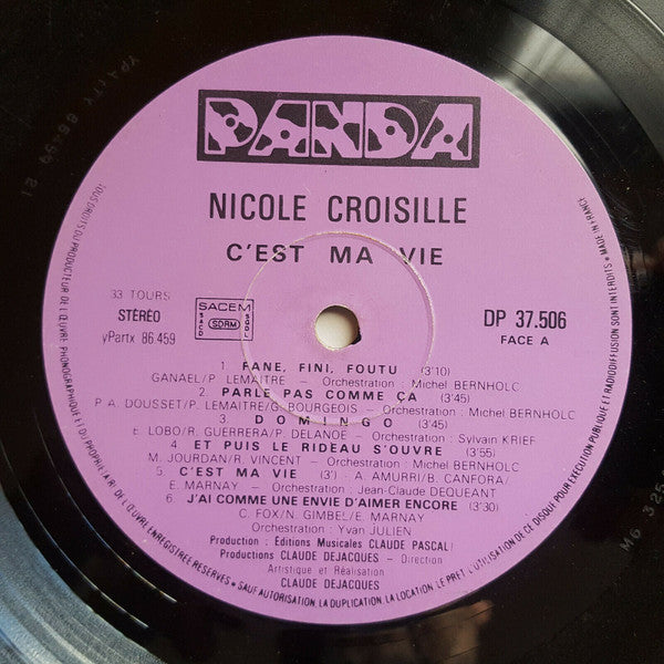 (Occasion) Nicole Croisille – C'Est Ma Vie [Vinyle 33 Tours]