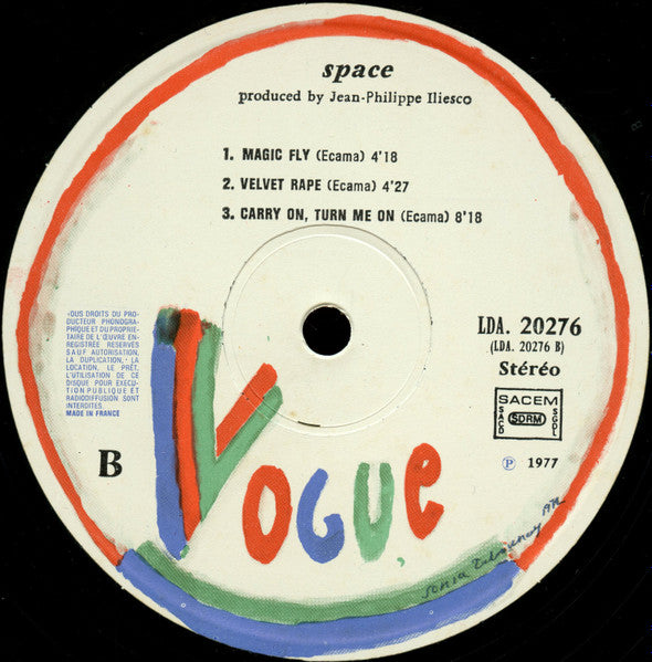 (Occasion) Space – Magic Fly [Vinyle super 33Tours]