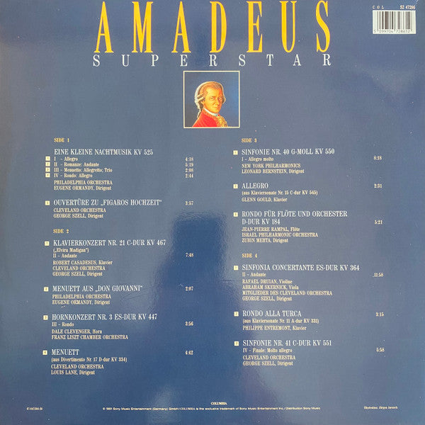 (Occasion ) Wolfgang Amadeus Mozart – Amadeus Superstar [Vinyle 33 Tours]