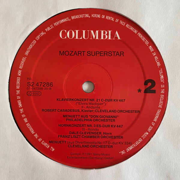 (Occasion ) Wolfgang Amadeus Mozart – Amadeus Superstar [Vinyle 33 Tours]