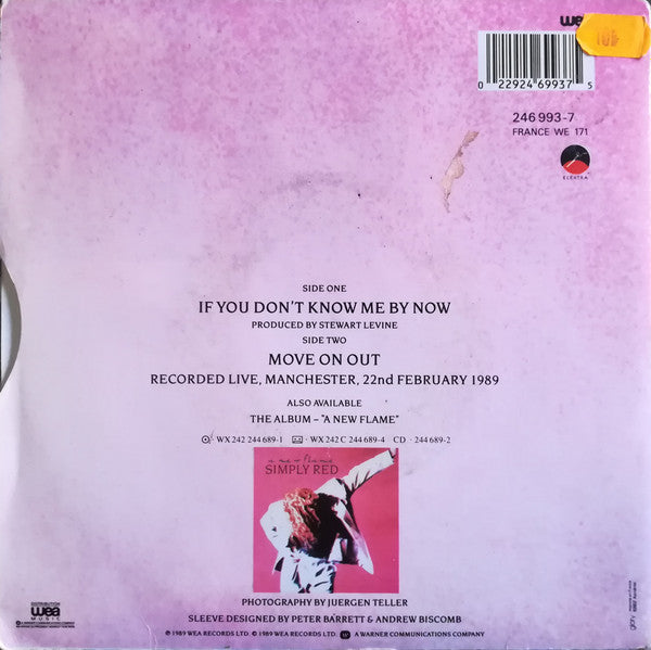 (Occasion) Simply Red – If You Don't Know Me By Now [Vinyle 45Tours]