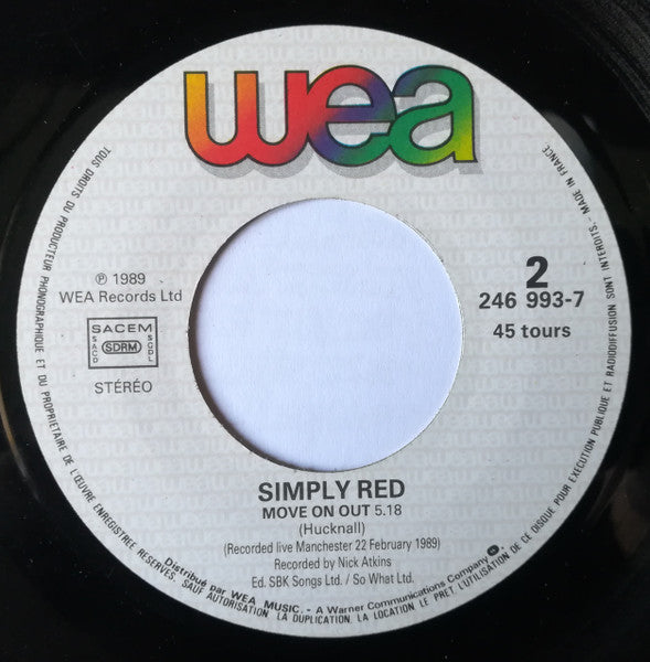 (Occasion) Simply Red – If You Don't Know Me By Now [Vinyle 45Tours]