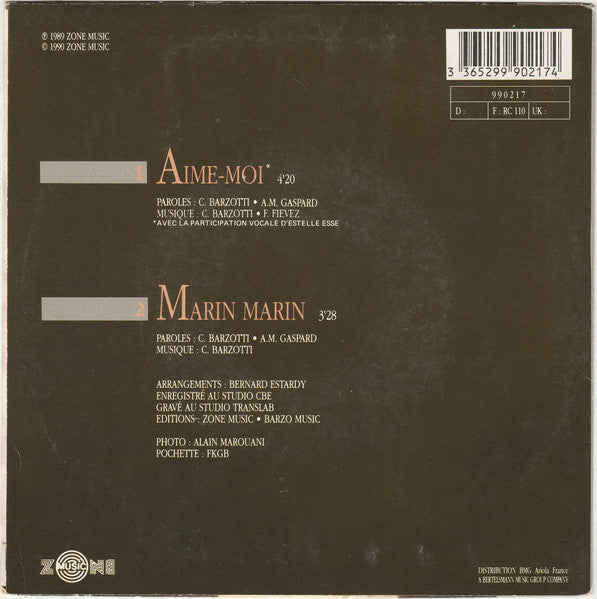 (Occasion) Claude Barzotti – Aime Moi [Vinyle 45 Tours]