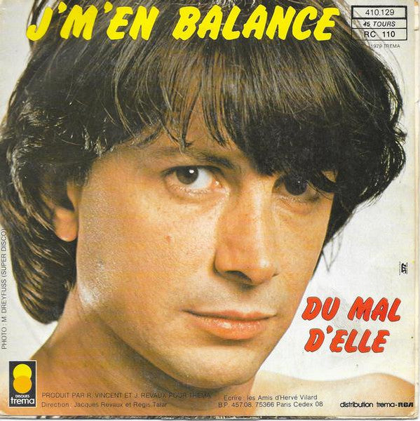 (Occasion) Hervé Vilard – J'm'en Balance [Vinyle 45Tours]