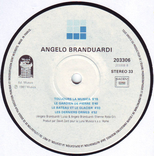 (occasion) Angelo Branduardi – Angelo Branduardi [Vinyle 33 Tours]