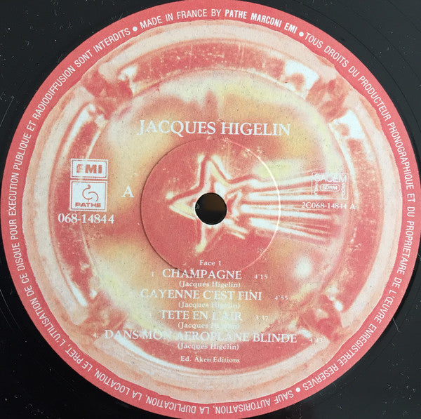 (Occasion ) Jacques Higelin – Champagne Pour Tout Le Monde [Vinyle 33 Tours]