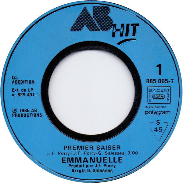 (Occasion) Emmanuelle – Premier Baiser [Vinyle 45Tours]