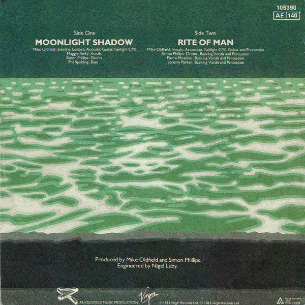 (Occasion) Mike Oldfield Moonlight Shadow [Vinyle 45 Tours]