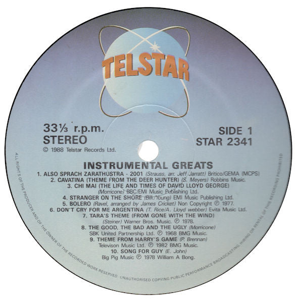 (occasion) Various – Instrumental Greats [Vinyle 33 Tours]