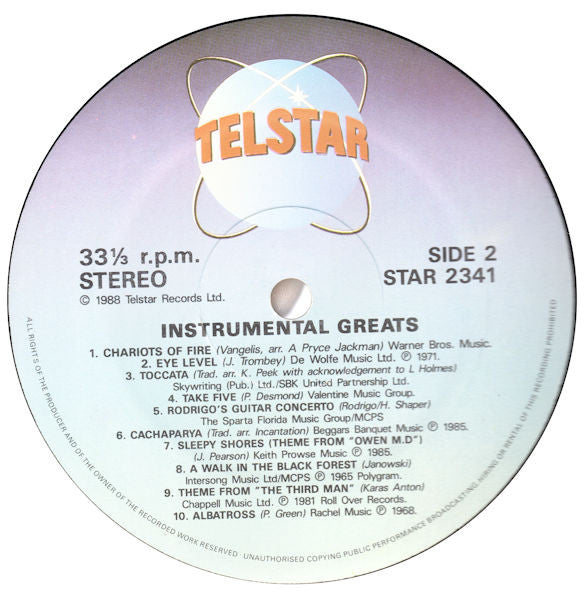 (occasion) Various – Instrumental Greats [Vinyle 33 Tours]