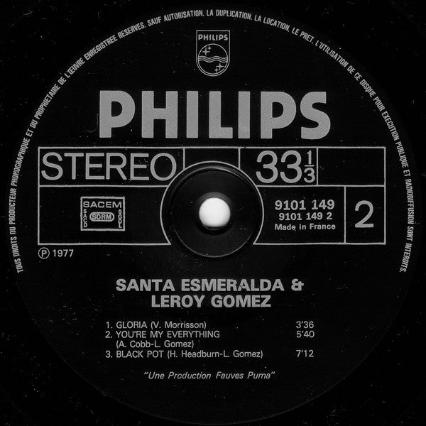 (Occasion) Santa Esmeralda Starring Leroy Gomez – Don't Let Me Be Misunderstood [Vinyle 33 Tours]