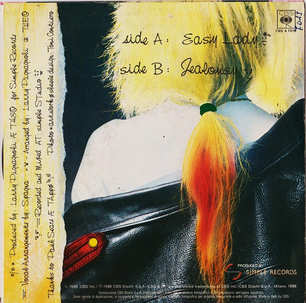 (Occasion) Spagna  – Easy Lady [Vinyle 45Tours]