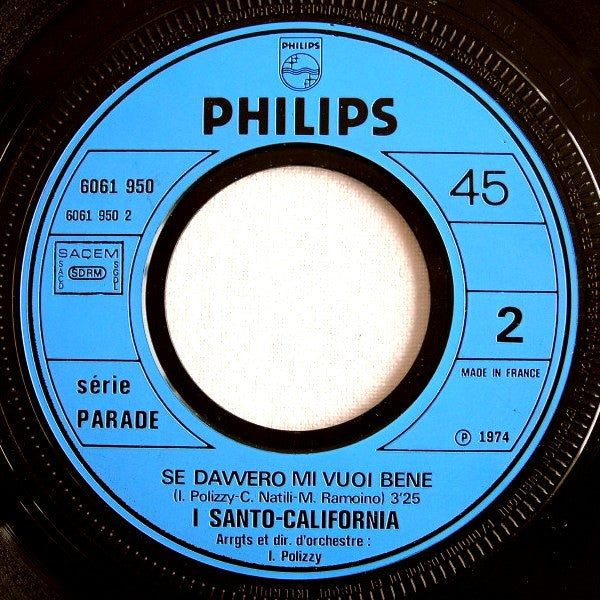 (Occasion) Santo-California – Torneró [Vinyle 45 Tours]