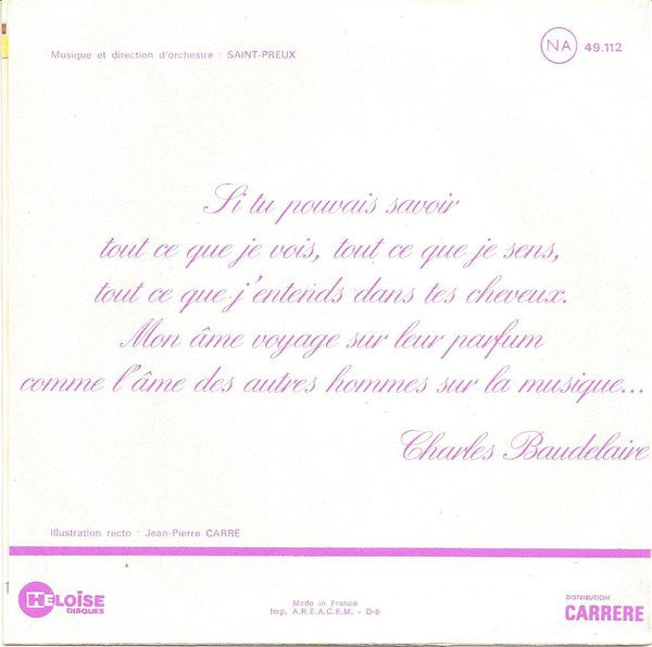 (Occasion) Saint Preux – Your Hair  [Vinyle 45 Tours]