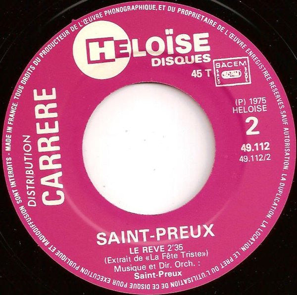 (Occasion) Saint Preux – Your Hair  [Vinyle 45 Tours]
