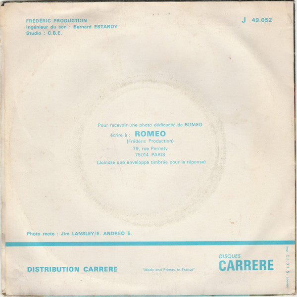 (Occasion) Romeo Petit Papa Noël [Vinyle 45 Tours]