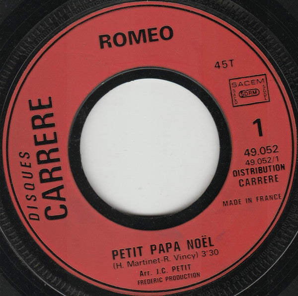 (Occasion) Romeo Petit Papa Noël [Vinyle 45 Tours]
