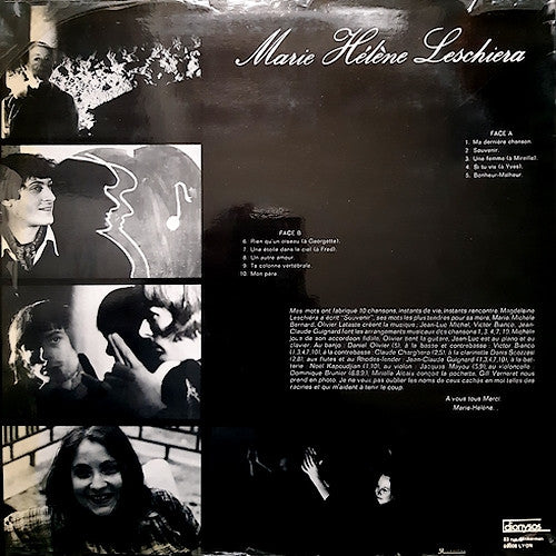 (occasion) Marie Hélène Leschiera – Rien Qu'un Oiseau [Vinyle 33 Tours]