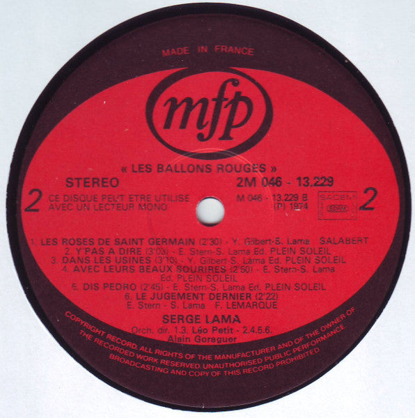 (Occasion) Serge Lama Serge Lama [Vinyle 33Tours]