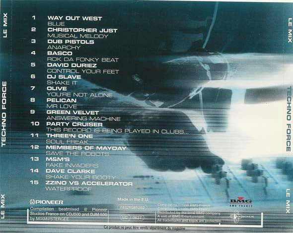 (Occasion) Mixm@stergee – Techno Force - Le Mix [CD]