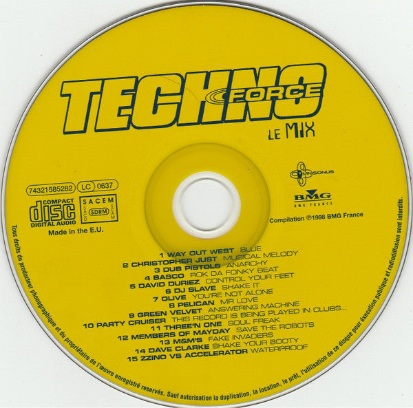 (Occasion) Mixm@stergee – Techno Force - Le Mix [CD]