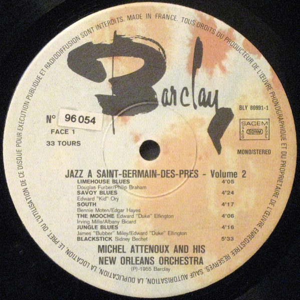 (occasion) Various – Jazz A Saint-Germain-Des-Prés (1947-1955) [Vinyle 33 Tours]x