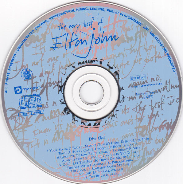 (Occasion) Elton John – The Very Best Of Elton John [CD]