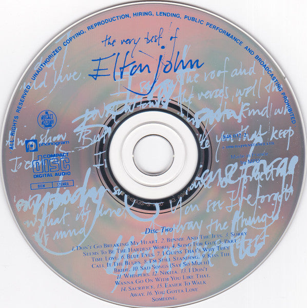 (Occasion) Elton John – The Very Best Of Elton John [CD]