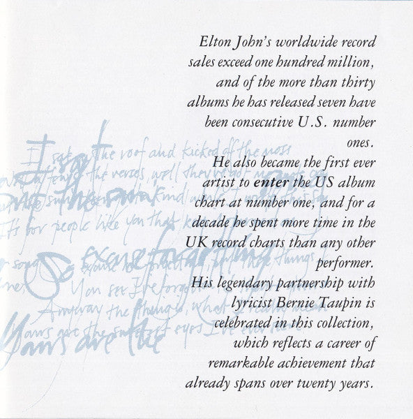 (Occasion) Elton John – The Very Best Of Elton John [CD]