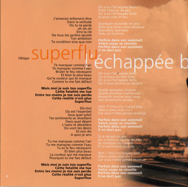 (Occasion) Obispo* – Superflu [CD]