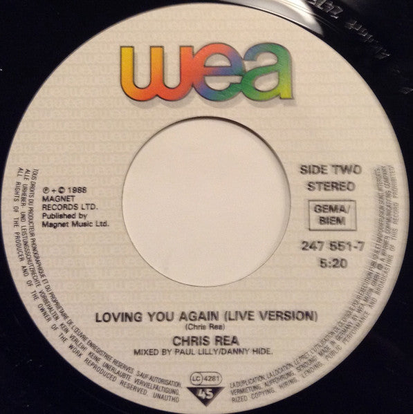 (Occasion) Chris Rea – I Can Hear Your Heartbeat [Vinyle 45 Tours]