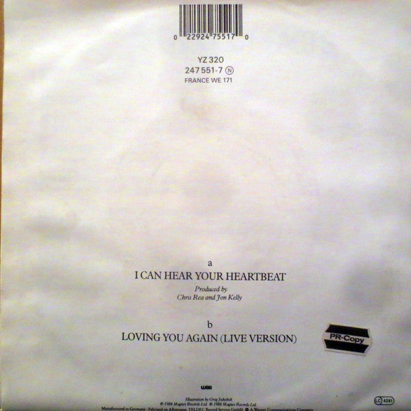 (Occasion) Chris Rea – I Can Hear Your Heartbeat [Vinyle 45 Tours]