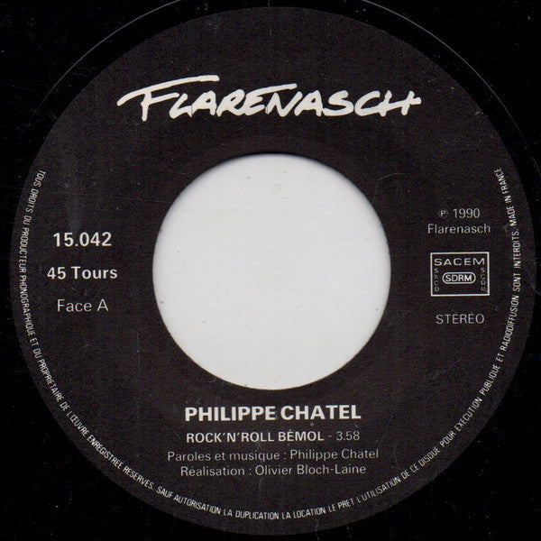 (Occasion) Philippe Chatel – Rock'n'roll Bémol [Vinyle 45Tours]