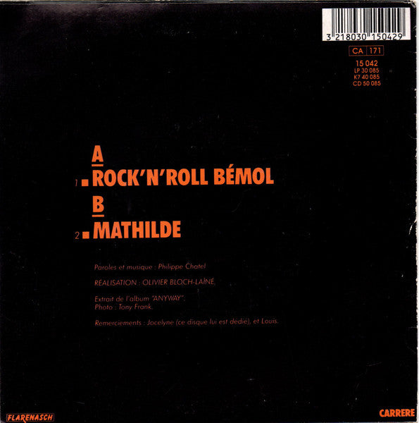 (Occasion) Philippe Chatel – Rock'n'roll Bémol [Vinyle 45 Tours]