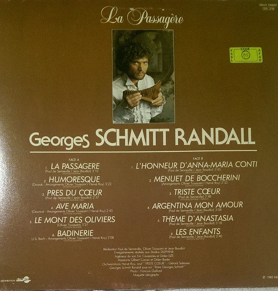 (occasion) Georges Schmitt Randall – La Passagère [Vinyle super 33 Tours]