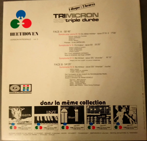 (Occasion) Beethoven – Volume 3 [Vinyle 33 Tours]