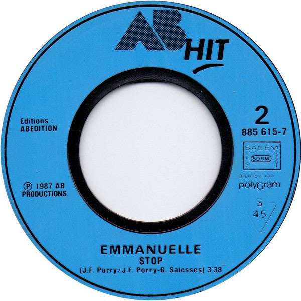 (Occasion) Emmanuelle – Rien Que Toi Pour M'endormir [Vinyle 45Tours]