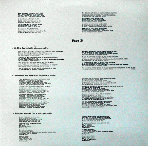 Woody Guthrie With Leadbelly, Cisco Houston, Sonny Terry And Bess Hawes – Woody Guthrie Vol. 1 [Vinyle 33Tours]