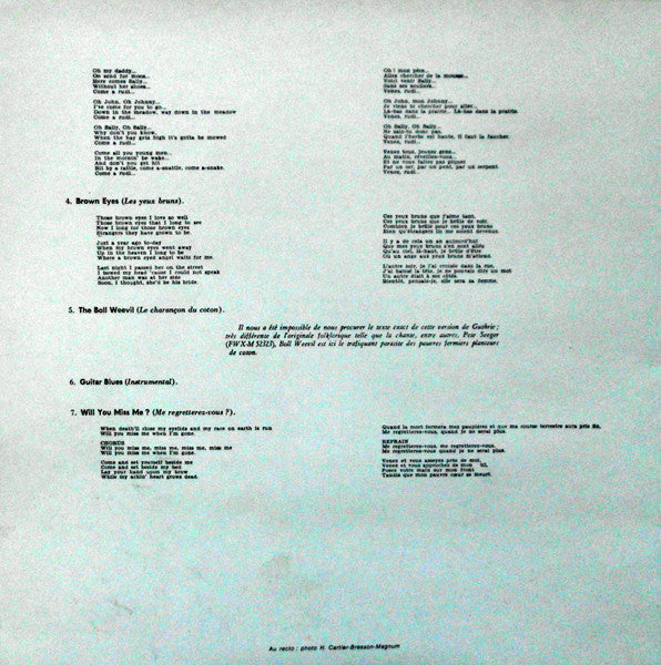 Woody Guthrie With Leadbelly, Cisco Houston, Sonny Terry And Bess Hawes – Woody Guthrie Vol. 1 [Vinyle 33Tours]