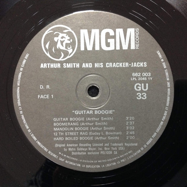(occasion) Arthur Smith And His Cracker-Jacks – Guitar Boogie [Vinyle 33 Tours]