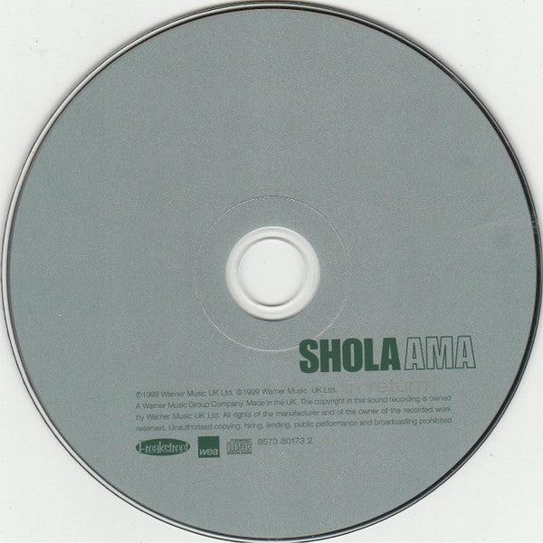 (Occasion) Shola Ama – In Return [CD]