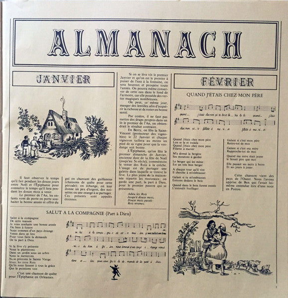 (occasion) Malicorne – Almanach [Vinyle 33 Tours]