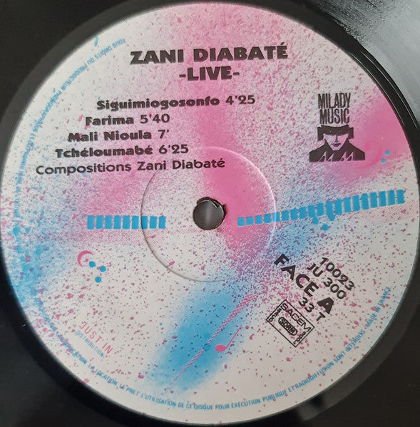 (occasion) Zani Diabaté Et Le Super Djata Band – Live [Vinyle 33 Tours]