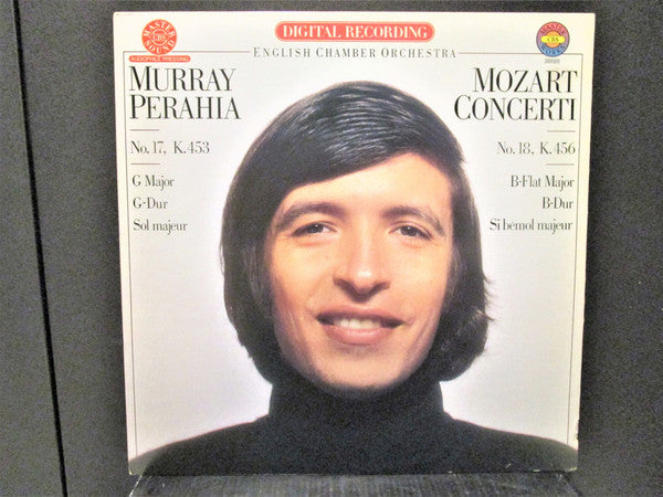 Mozart - Murray Perahia, English Chamber Orchestra – Concerti No. 17, K. 453 G Major / No. 18, K. 456 B-Flat Major [Vinyle 33Tours]
