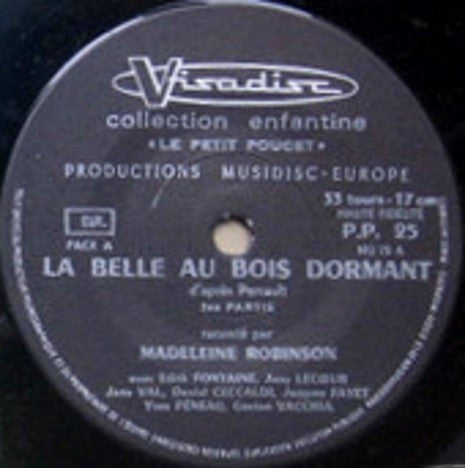 (Occasion) Madeleine Robinson – La Belle Au Bois Dormant [Vinyle 45 Tours]