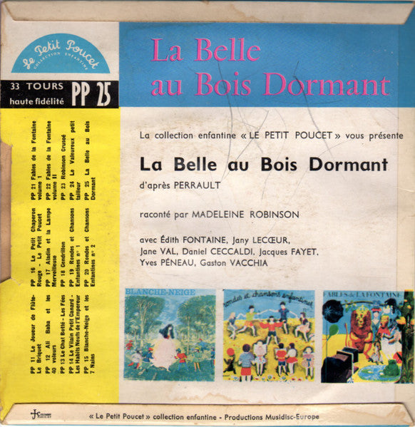 (Occasion) Madeleine Robinson – La Belle Au Bois Dormant [Vinyle 45 Tours]