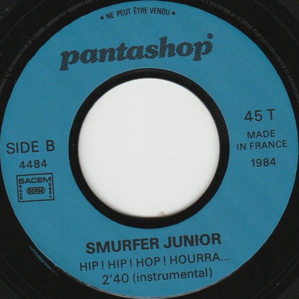 (Occasion) Smurfer Junior – Hip! Hip! Hop! Hourra! [Vinyle 45 Tours]