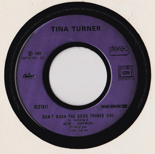 (Occasion) Tina Turner – What's Love Got To Do With It [Vinyle 45 Tours]