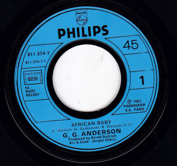(Occasion) G.G. Anderson – African Baby (Chiquita Chiquita) [Vinyle 45Tours]