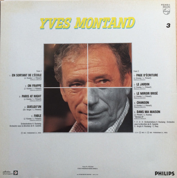 (occasion) Yves Montand 3 [Vinyle 33 Tours]